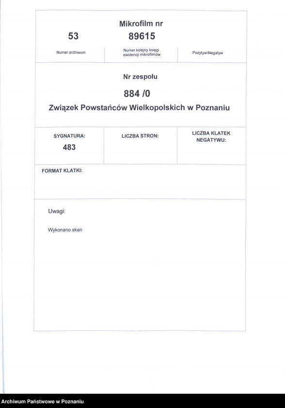 Obraz 2 z jednostki "Siedziba Wojskowej Komendy Miasta Poznania na Placu Wolności."