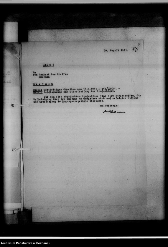 Obraz 19 z jednostki "Einziehungsprotokolle [ksiąg kościelnych] Kreis Wreschen [powiat wrzesiński]"