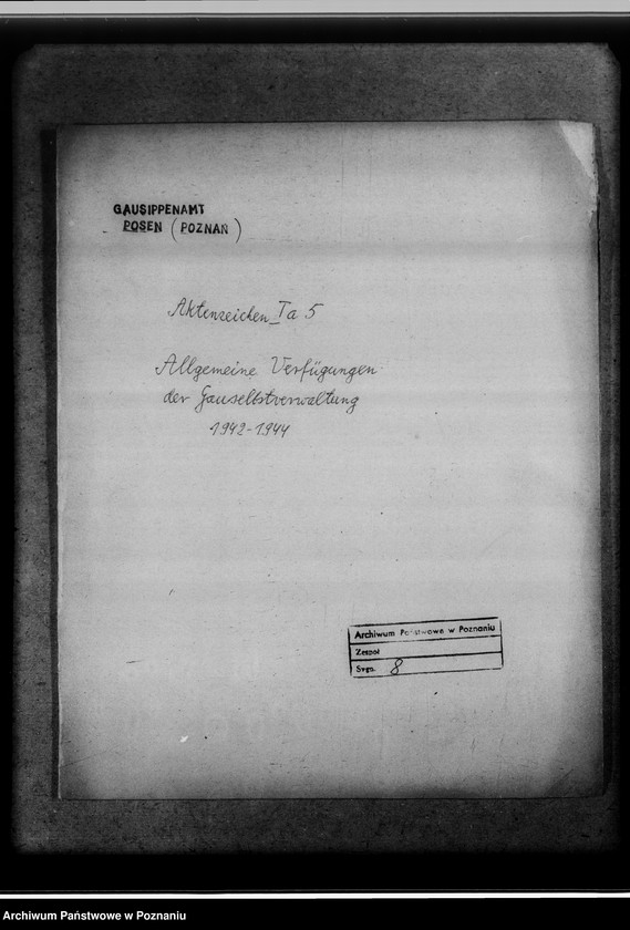 Obraz 4 z jednostki "Allgemeine Verfügungen der Gauselbstverwaltung"