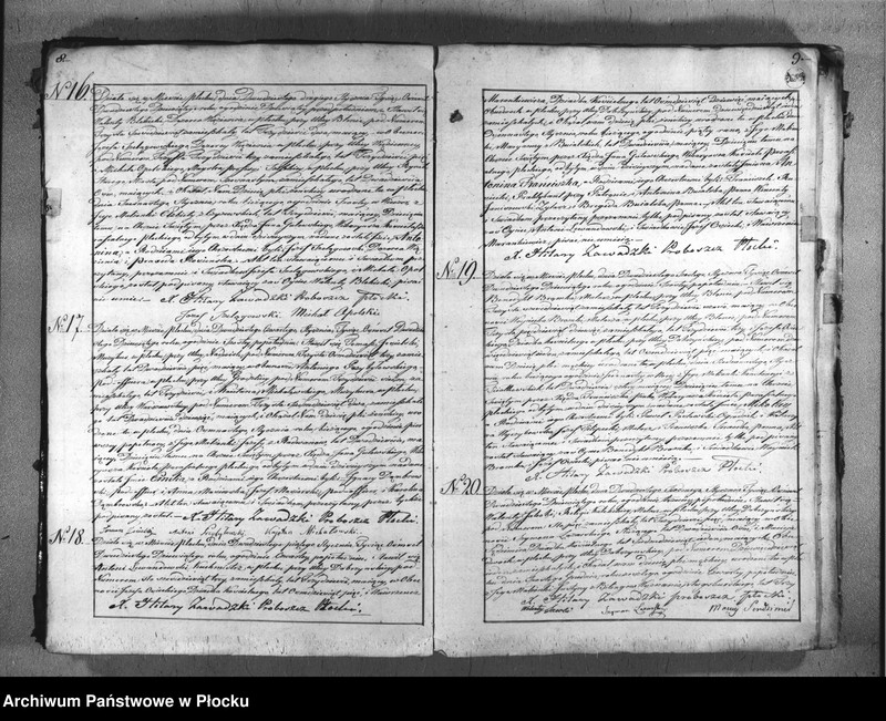 Obraz 7 z jednostki "Akta urodzeń, małżeństw i zgonów"