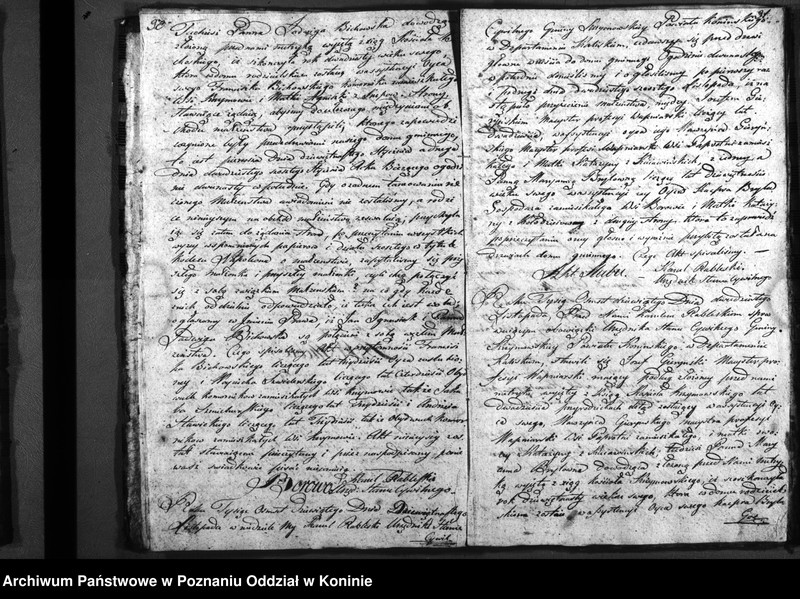 Obraz 19 z jednostki "Akta urodzonych, zaślubionych i zmarłych"