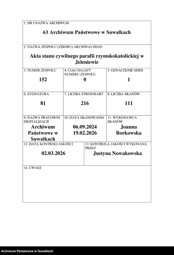Obraz 1 z jednostki "Duplikat Elenevskago Prichoda s 1874 goda"