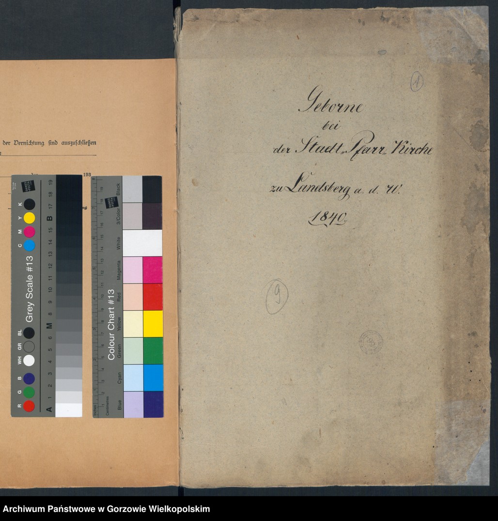 image.from.unit.number "Duplikate der Kirchenbücher von der Parochie der Hauptkirche zu Landsberg an der Warthe (zawiera też księgę zgonów Konkordien Kirche z 1840 r.)"