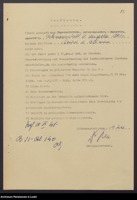 Obraz 15 z jednostki "Dawid Altman, Marek Lewin- fabrykacja manufaktury i trykotów"