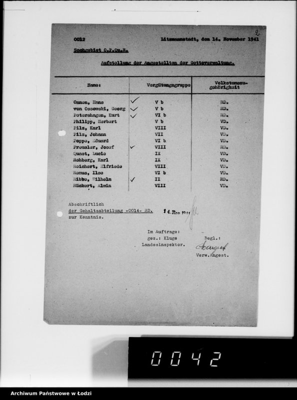 Obraz 6 z jednostki "Prüfungsbemerkungen für die Gehaltsstelle"