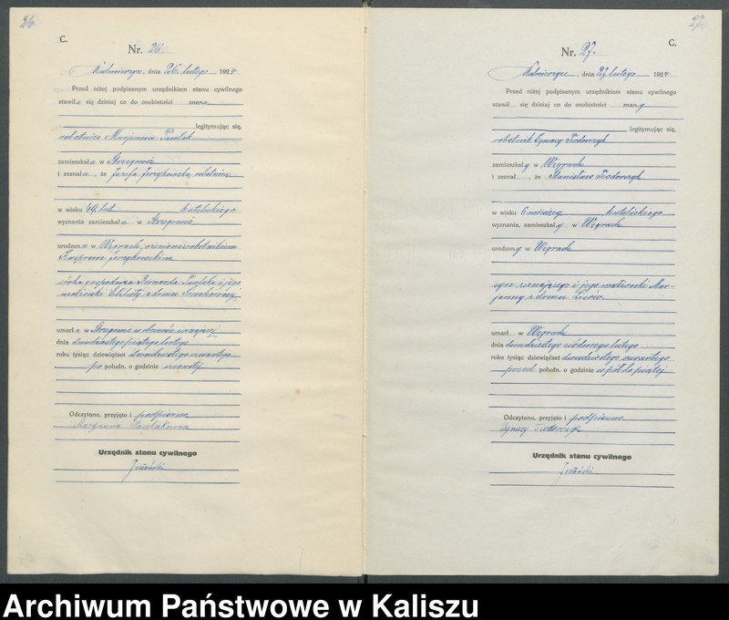 Obraz 18 z jednostki "[Księga zgonów]"