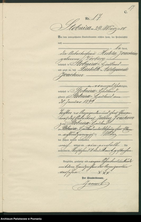 image.from.unit.number "Sterbe-Haupt-Register"