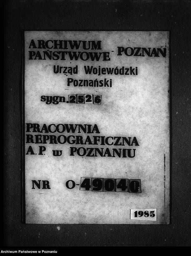 Obraz 1 z jednostki "Majątek Gorzycko Stare powiatu międzychodzkiego przymusowy wykup"