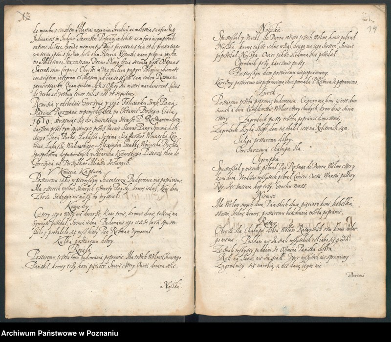 Obraz 17 z jednostki "Acta actorum in officio consulari Posnaniensi conscriptorum a.d. 1623 ... Dachnowski notarius."