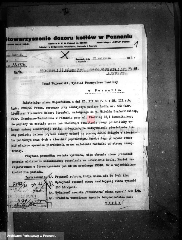 image.from.unit.number "Fabryka Chemiczno-Techniczna W. Szafarkiewicza w Poznaniu  nr woj. 6512"