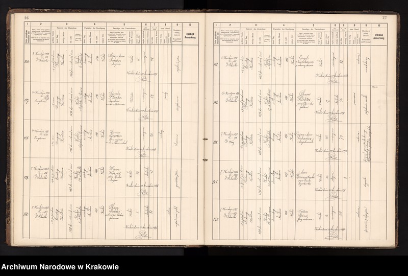 image.from.unit.number "Księga obejmująca wpisy wypadków śmierci Izraelitów w okręgu metrykalnym Krakowskim na rok 1898"