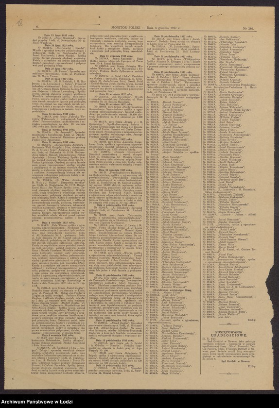 Obraz 20 z jednostki "Szlama Janowski- sprzedaż manufaktury bawełnianej"