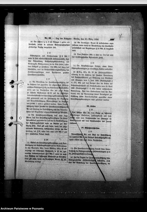 Obraz 11 z jednostki "Gesetz vom 30. 3. 36. mit Durchführungsverordnungen und Ausführungserlassen"