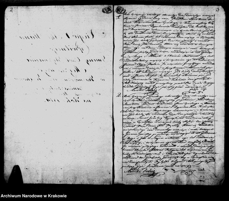 image.from.unit "Księga Aktow Urodzenia Gminy Wyznania Moyzeszowego. Synagogi Kazimierskiey przy Krakowie na Rok 1814"