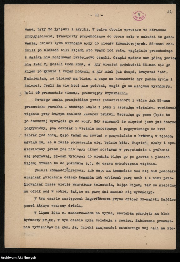 image.from.unit.number "Wspomnienia więźniów:  Kania Roman /Buchenwald/, Karcz Jan /więzienie na Montelupich w Krakowie, Oświęcim, Neuengamne-Hamburg/, Kwapiniewicz Romuald /Pawiak-Majdanek, Buchenwald, Flosburg/, Marcinkiewicz Józef /Balsen/, Leja Józef /Majdanek, Dachau/ Pluciński Stefan /Oświęcim/, Rajzman Samuel /Ghetto w Warszawie, Treblinka/, Ryś K. M. /Majdanek/."