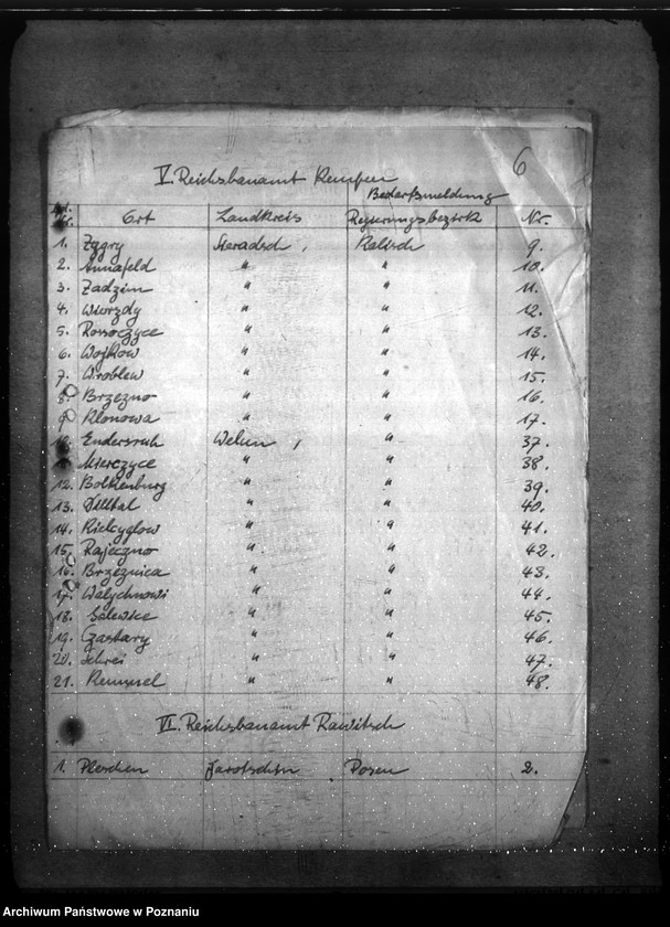 Obraz 10 z jednostki "Wykaz posterunków żandarmerii, na których należy przeprowadzić prace budowlane"