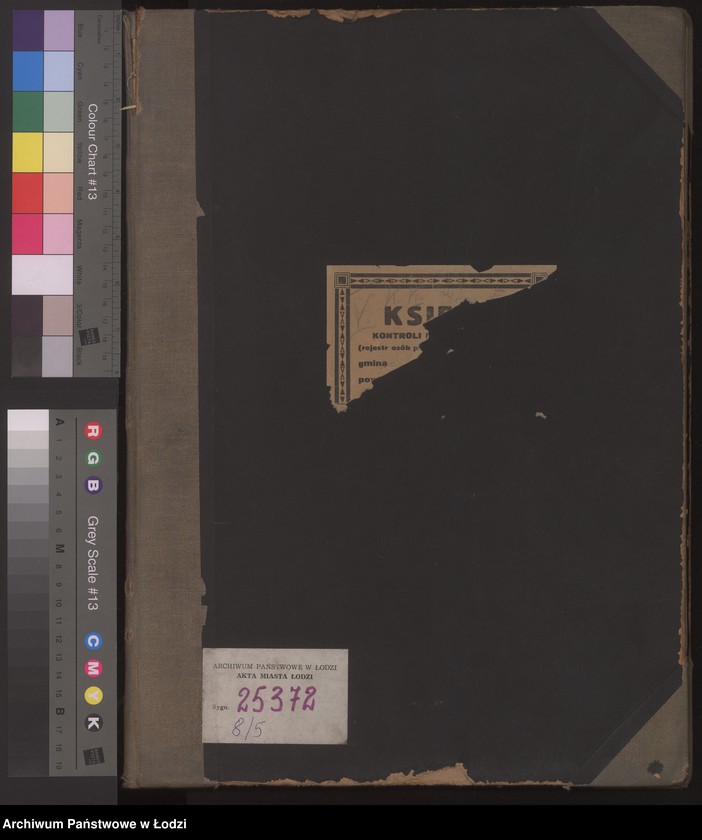 Obraz 2 z jednostki "Księga kontroli ruchu ludności (rejestr osób przybywających do gminy) Łódź, komisariat VIII, ks. V, nr 11249-11615"