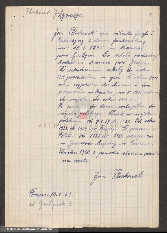 Obraz 20 z jednostki "Życiorysy powstańców wielkopolskich: F - tom ll /Florczak Antoni - Furmański Jan/."