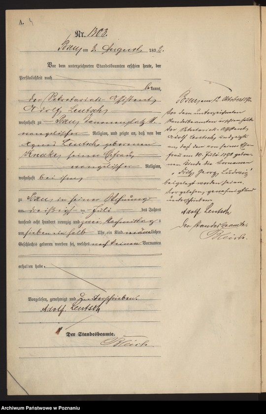 Obraz 7 z jednostki "Księga urodzeń t. IV"