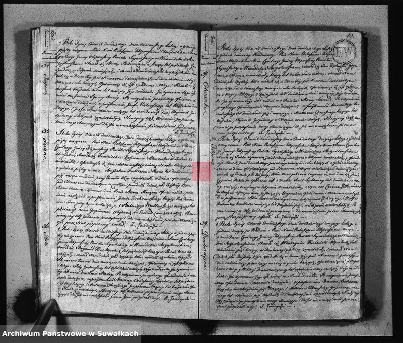 Obraz 9 z jednostki "Akta Urodzenia Gminy Filipowskiey od d. 1 Stycznia do dn. 31 Grudnia 1820 r."