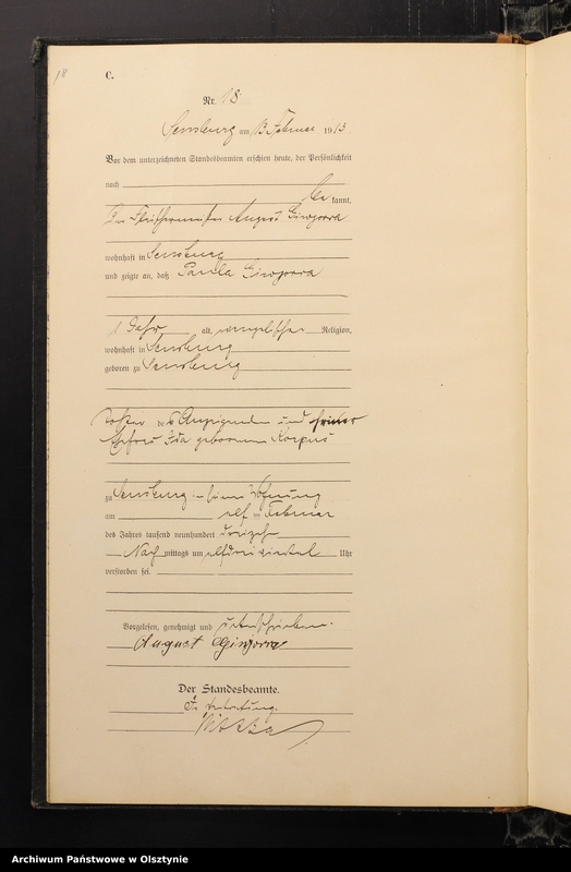 image.from.unit.number "Sterbe-Haupt-Register Nr 1 -192"