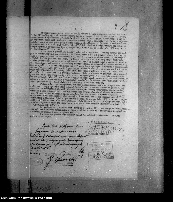 Obraz 8 z jednostki "Rozporządzenia stałe /różne treści/"