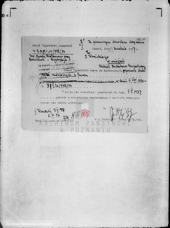 image.from.unit.number "Towarzystwo Ogródków Działkowych przy,,Bielnikach" w Poznaniu/"