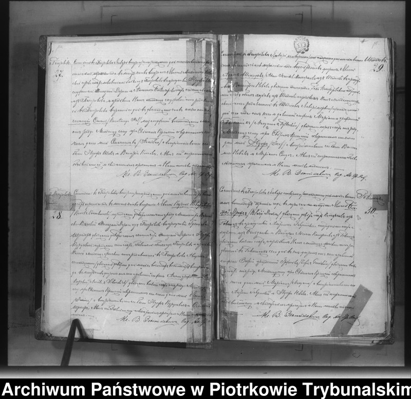 Obraz 10 z jednostki "[Księga duplikat aktów urodzonych, zaślubionych i zmarłych]"