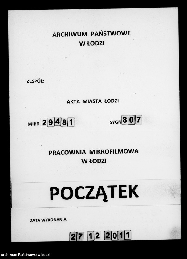 Obraz 1 z jednostki "Akta w przedmiocie przesiedleń"