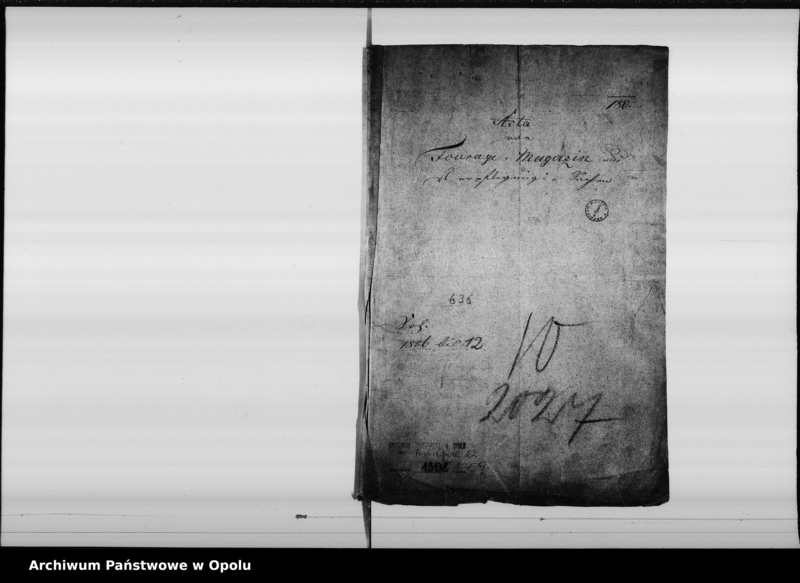 Obraz 4 z jednostki "Fourage Magazin und Verpflegungs-Sachen 1806 bis [1812]"