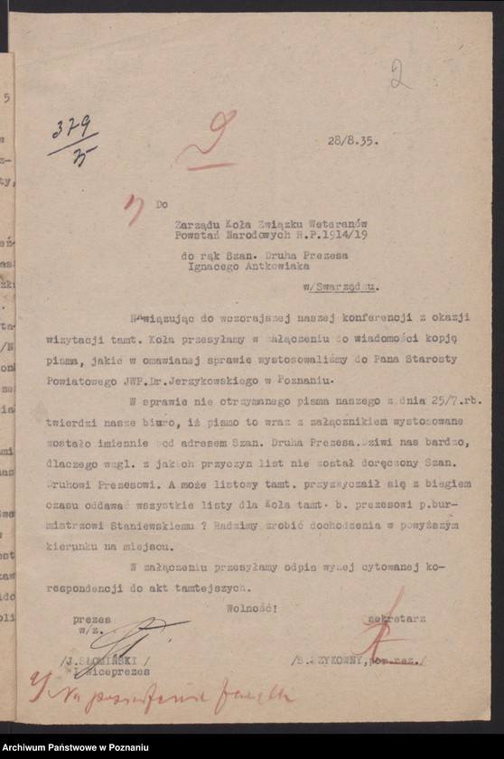 Obraz 6 z jednostki "Swarzędz, powiat Poznań - akta koła."