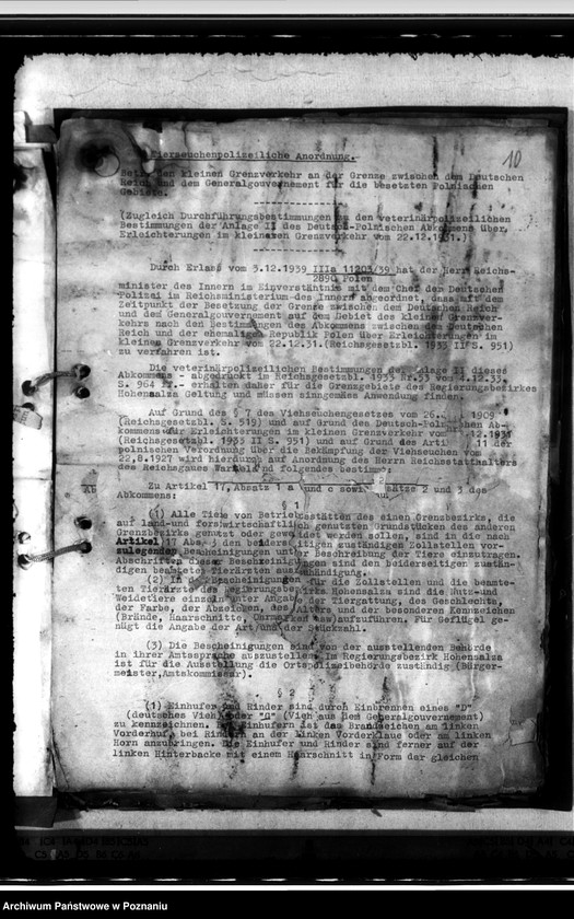 Obraz 14 z jednostki "Genzeinlasstellen. Vieheinfuhr"