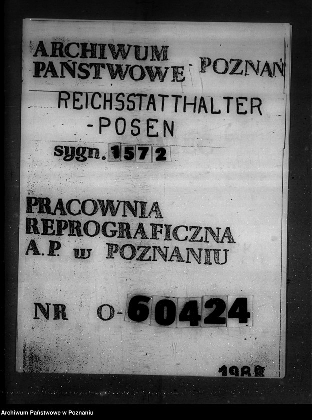 Obraz 1 z jednostki "Landrat in Gnesen (Gniezno)"