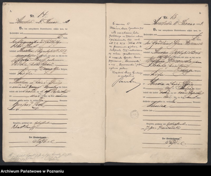 image.from.unit.number "Księga akt urodzenia"