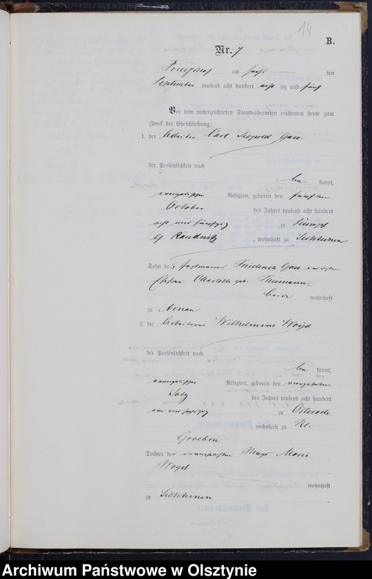 image.from.unit.number "Heiraths-Neben-Register Nr 1 - 16"