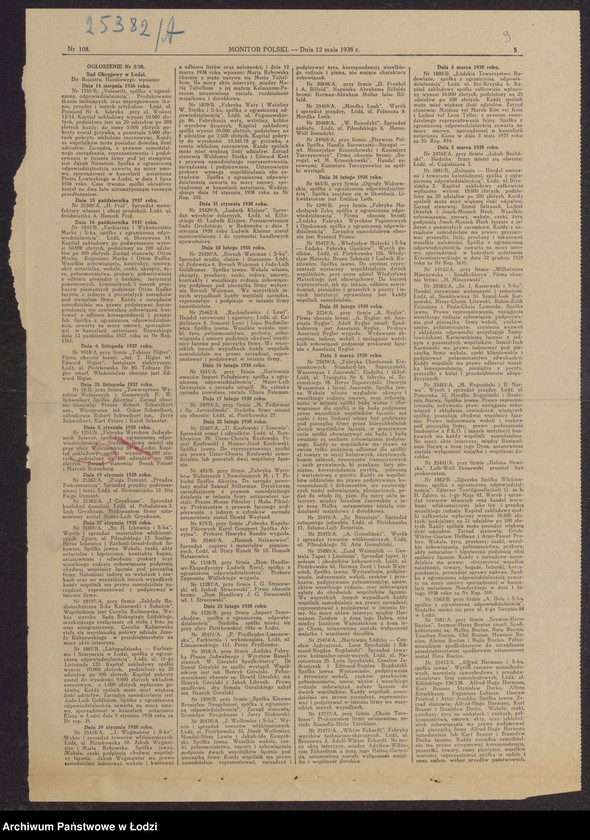 Obraz 11 z jednostki "Przędza Pończosznicza- Fajga Dymant- sprzedaż przędzy pończoszniczej i innej"