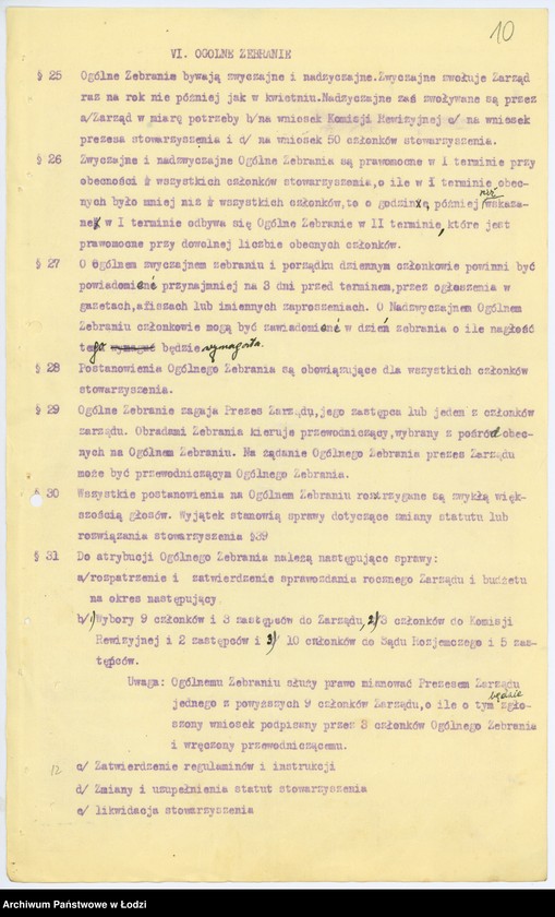 Obraz 13 z jednostki "Stowarzyszenie Rzemieślników Żydów Bezpartyjnych w Tomaszowie Maz."