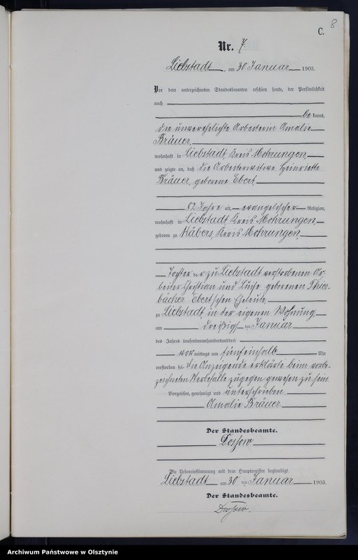 image.from.unit.number "Sterbe-Neben-Register Nr 1 - 49"