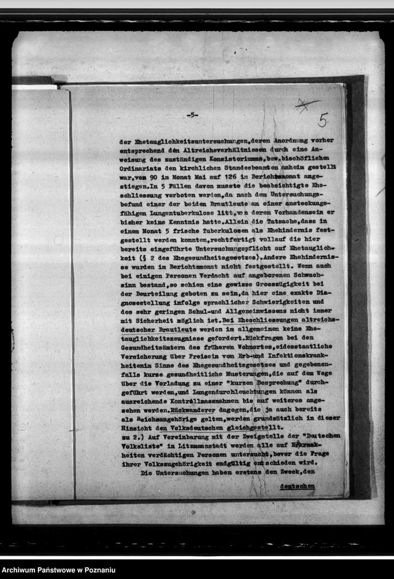 Obraz 9 z jednostki "Stand des Gesundheitswesens in Litzmannstadt - Land (Łódź)"