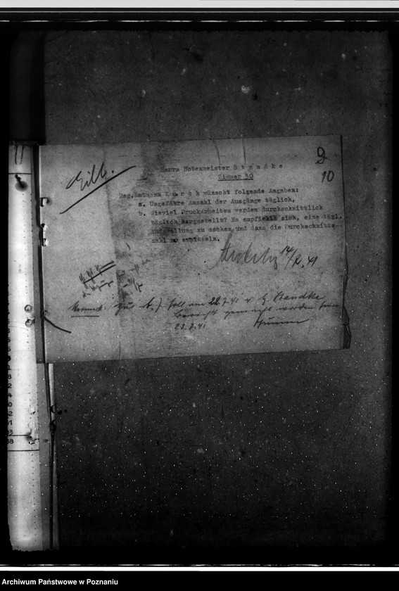 Obraz 13 z jednostki "Lageberichte - korespondencja i wytyczne w sprawie sporządzania sprawozdań z działalności landratów i wydziałów urzędu namiestnika"