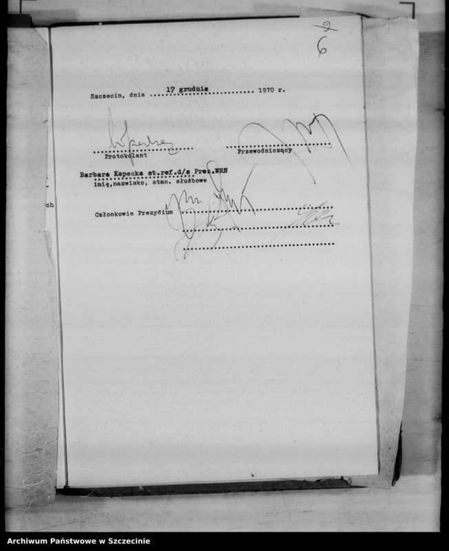 image.from.unit.number "Protokoły posiedzeń Prezydium Wojewódzkiej Rady Narodowej  nr 50-53, miesiąc grudzień"