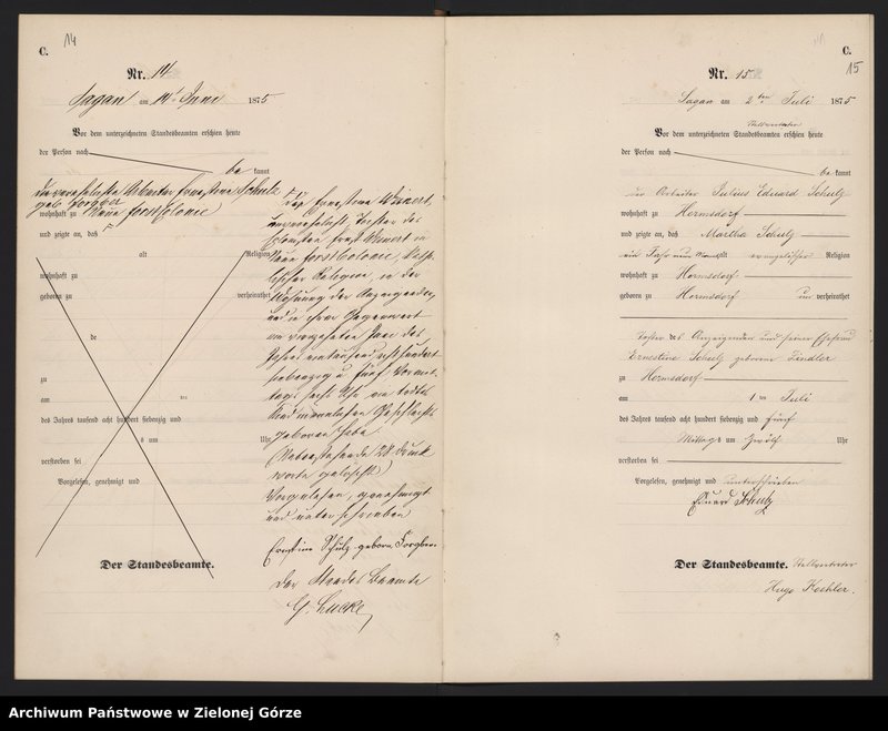 image.from.unit.number "Sterbe-Haupt-Register [Sagan Land]"