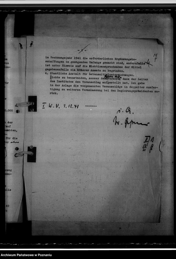 Obraz 10 z jednostki "Haushalt der Medizinalverwaltung - Haushaltsvoranschlag 1942"