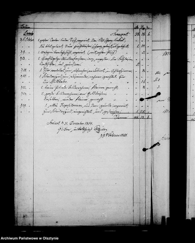image.from.unit.number "/Rechnungen über auf Befehl der Herrschaft Steinort gefertigete Tischlerarbeiten/"