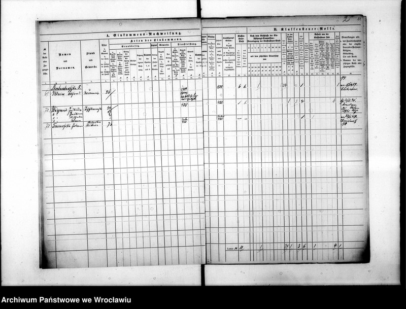 image.from.unit.number "Klassensteuerrolle nebst Eikommens - Nachweisung"