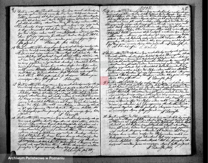 Obraz 4 z jednostki "Duplikat urodzonych, zaślubionych i zgonów"