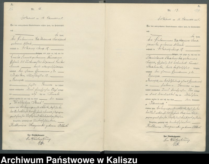 Obraz 13 z jednostki "[Księga urodzeń]"