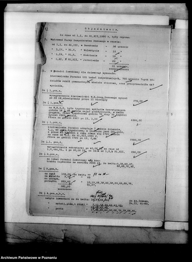 Obraz 16 z jednostki "[Szkoły zawodowe- sprawozdania budżetowe]"