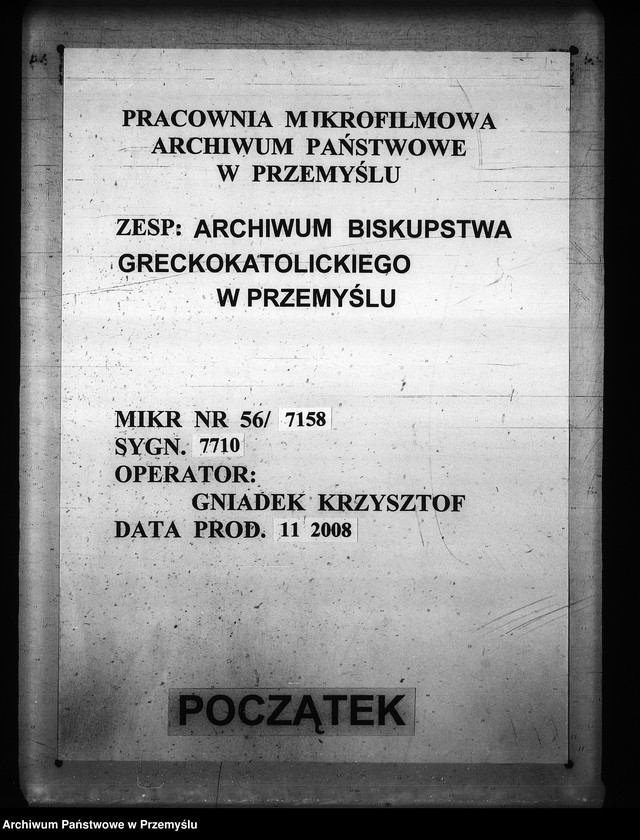 Obraz 1 z jednostki "[Kopie ksiąg metrykalnych parafii Polany Surowiczne z filią Wernejówka (dekanat Rymanów)]"