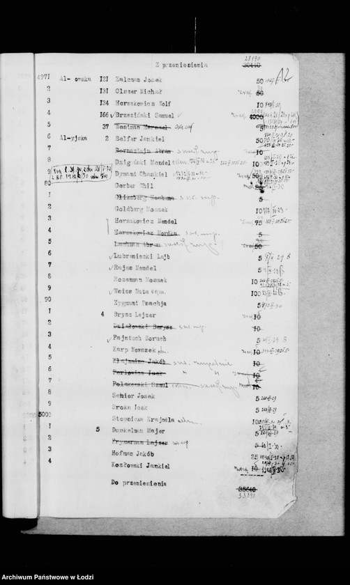 Obraz 16 z jednostki "Rejestr poborczy"